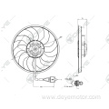 Car radiator cooling fan for CHEVROLET SAVIC